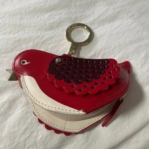 Kate Spade 3D Chirping Bird Coin Purse With Key Ring